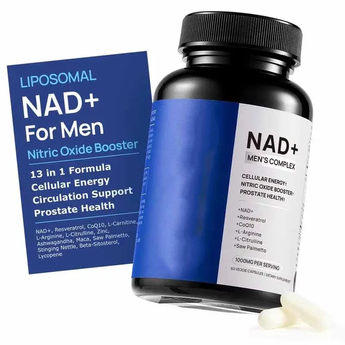 JBHK NAD+ Vegan Caps for Men - Energy & Longevity