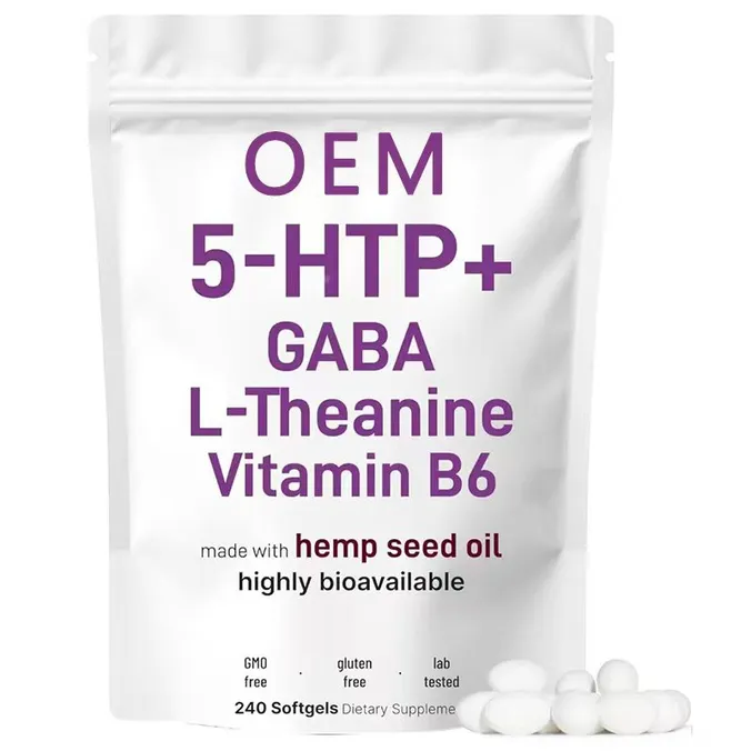 Herbal Softgels GABA/L-Theanine/Vit, Sleep+Immune, 280pc