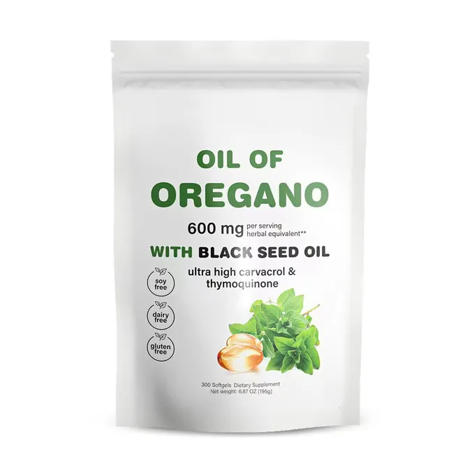Oregano & Black Seed Oil Softgels 300 - Dietary Supplement