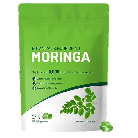 LED. OEM/ODM Moringa Extract Softgels for Adult Energy & Immune