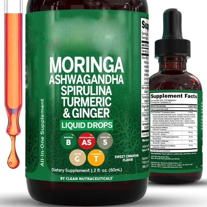 Moringa Ashwagandha Ginger Oral Drops